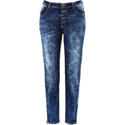 Dżinsy ze stretchem Boyfriend bonprix ciemny denim. Niebieskie boyfriendy damskie bonprix. Za 109,99 zł.