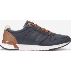 Granatowe Półbuty Finnlay. Niebieskie buty sportowe męskie Born2be, na lato, na sznurówki. Za 129,99 zł.