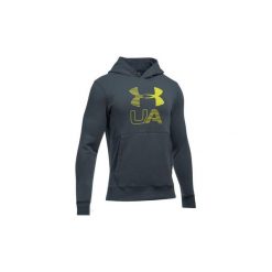 Bluzy Under Armour Threadborne Graphic Hoodie 1299143-008. Szare bluzy męskie Under Armour, xs, bez wzorów, bez kołnierzyka, bez rękawów, bez kaptura. Za 199,99 zł.