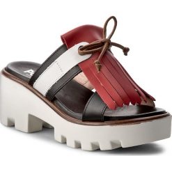 Chodaki damskie: Klapki POLLINI - SA28076G13TC100A Vit. Nero/Pomo/Bian