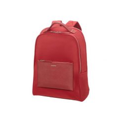 Plecak SAMSONITE Zalia 14.1 cali Czerwony. Czerwone plecaki damskie Samsonite, bez wzorów, z nylonu, eleganckie. Za 519,00 zł.