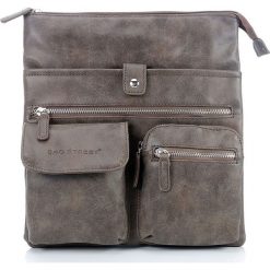 Listonoszki damskie: Szara Torebka damska Bag Street Vintage Listonoszka