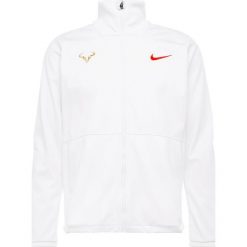 Nike Performance RAFAEL NADAL Kurtka sportowa white/sail/metallic gold/habanero red. Białe kurtki sportowe męskie Nike Performance, m, z materiału. Za 489,00 zł.