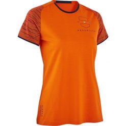 Koszulka do piłki nożnej FF100 damska Holandia. Koszulki damskie KIPSTA, xl, bez wzorów, z bawełny, bez kołnierzyka. Za 44,99 zł.
