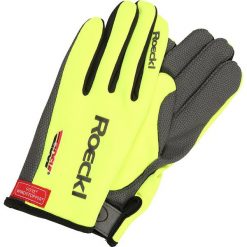 Roeckl Sports LOTE Rękawiczki pięciopalcowe neon black. Czarne rękawiczki damskie marki Roeckl Sports, z elastanu. Za 209,00 zł.