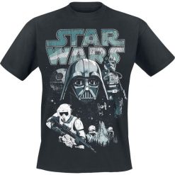 T-shirty męskie z nadrukiem: Star Wars Episode 6 – Die Rückkehr der Jedi Ritter – Dark Side Characters T-Shirt czarny