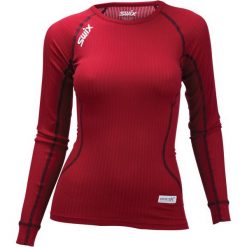 Swix Koszulka Funkcyjna Damska Racex Czerwony Xs. Czerwone bluzki sportowe damskie marki Swix, xs, z długim rękawem, outdoorowe. Za 149,00 zł.