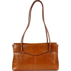 Torebka skórzana damska DAN-A T39 camel - camel. Brązowe torebki klasyczne damskie DAN-A, bez wzorów, ze skóry, eleganckie, bez dodatków. Za 219,99 zł.