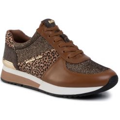 Sneakersy MICHAEL MICHAEL KORS - Allie Trainer 43F9ALFS5D Black Multi. Pomarańczowe półbuty damskie MICHAEL Michael Kors, ze skóry ekologicznej. W wyprzedaży za 639,00 zł.