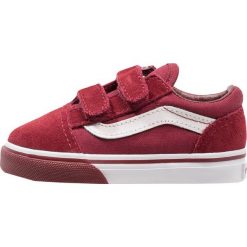 Vans OLD SKOOL Tenisówki i Trampki cabernet/true white. Czerwone trampki chłopięce marki Vans, z materiału. Za 179,00 zł.