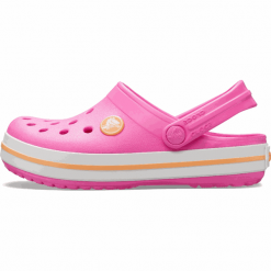 Crocs Klapki Crocband Clog K Electric Pink/Cantaloupe 204537-6QZ-J6 38-39 różowe. Różowe sandały dziewczęce Crocs. Za 169,00 zł.