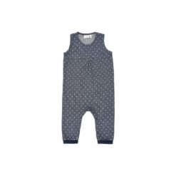 Name it Girls Śpioszki Fie dress blues - niebieski - Gr.Moda (6 - 24 miesięcy ). Niebieskie śpiochy niemowlęce marki Name it, z bawełny. Za 75,00 zł.
