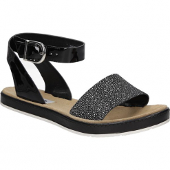 Sandały czarne skórzane Clarks Romantic Moon 2612414. Czarne sandały damskie Clarks. Za 229,99 zł.