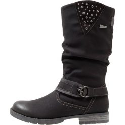 S.Oliver RED LABEL Kozaki black. Czarne buty zimowe damskie marki s.Oliver RED LABEL, z materiału, na wysokim obcasie. W wyprzedaży za 194,35 zł.