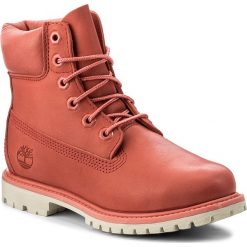 Trapery TIMBERLAND - 6In Premium Boot W A1AQK Spiced Coral. Czerwone buty zimowe damskie Timberland, z gumy. W wyprzedaży za 499,00 zł.
