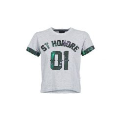 T-shirty z krótkim rękawem Eleven Paris TONORE. Szare t-shirty damskie Eleven Paris, l, bez wzorów, bez kołnierzyka. W wyprzedaży za 101,40 zł.