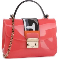 Torebka FURLA - Candy Brava 1008139 B BVK2 O78 Mandarino f. Różowe torebki klasyczne damskie Furla, bez wzorów, z tworzywa sztucznego, eleganckie, bez dodatków. Za 895,00 zł.
