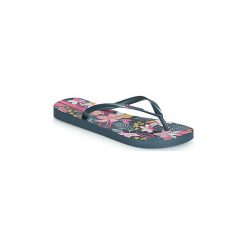 Japonki Ipanema BOTANICALS. Niebieskie klapki damskie marki Ipanema, bez wzorów, bez obcasa. Za 99,00 zł.