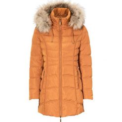 Cellbes Taliowana parka s z futerkiem złoty brąz female brązowy 34/36. Pomarańczowe kurtki damskie Cellbes, s, bez wzorów, z puchu. Za 399,00 zł.