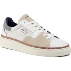 Sneakersy GANT - Denver 19633874 Br. Wht./Off White G299. Brązowe sneakersy męskie GANT, na co dzień, bez wzorów, ze skóry, bez zapięcia. W wyprzedaży za 369,00 zł.