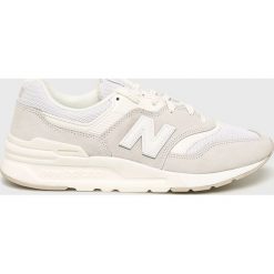 New Balance - Buty. Szare sneakersy męskie New Balance, z okrągłym noskiem, na sznurówki. W wyprzedaży za 269,90 zł.