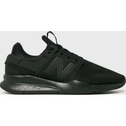 New Balance - Buty MS247EK. Czarne buty sportowe męskie marki New Balance, z materiału, na sznurówki. Za 399,90 zł.