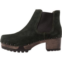 Softclox ISABELLE Ankle boot deep green. Zielone botki damskie skórzane marki Softclox. Za 799,00 zł.