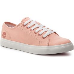 Tenisówki TIMBERLAND - Newport Bay Oxford TB0A1YQZT491 Light Beige Canvas. Pomarańczowe półbuty damskie Timberland, bez wzorów, z gumy, bez zapięcia. W wyprzedaży za 199,00 zł.