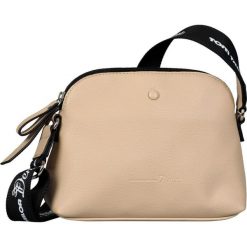 Tom Tailor torebka Maia Cross bag 300800 beżowa. Brązowe torebki klasyczne damskie Tom Tailor, w paski, ze skóry, bez dodatków. Za 179,00 zł.
