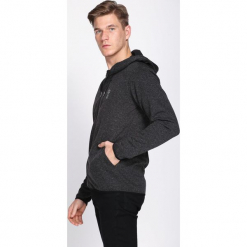 Czarna Bluza Perfecto. Czarne bejsbolówki męskie Born2be, l, z kapturem. Za 89,99 zł.