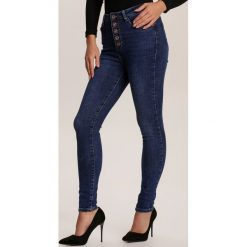 Granatowe Jeansy Skinny Meridorin. Niebieskie jeansy damskie Renee. Za 109,99 zł.