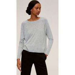 Mango - Sweter Luca. Szare swetry damskie Mango, s, bez wzorów, z wiskozy, bez rękawów, bez kaptura. Za 69,90 zł.