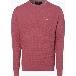 Fynch Hatton - Sweter męski, różowy. Różowe swetry męskie marki Fynch-Hatton, m, bez wzorów, z dzianiny, bez kołnierzyka, bez kaptura. Za 349,95 zł.