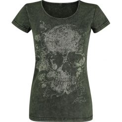 Black Premium by EMP Dare To Be Different Koszulka damska oliwkowy. Zielone koszulki damskie marki Black Premium by EMP, xl, bez wzorów, bez kołnierzyka, bez rękawów. Za 79,90 zł.
