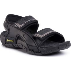 Sandały RIDER - Tender XI Kids 82817 Black/Black 20766. Czarne sandały chłopięce Rider, z tworzywa sztucznego, bez zapięcia. W wyprzedaży za 109,00 zł.
