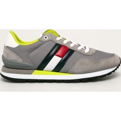 Tommy Jeans - Buty. Białe sneakersy męskie Tommy Jeans, z jeansu, bez zapięcia. Za 399,90 zł.