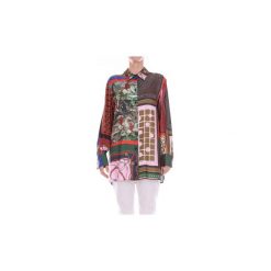 Koszule Moschino A02175850. Brązowe koszule damskie MOSCHINO, bez wzorów, bez kołnierzyka, bez rękawów. Za 842,79 zł.