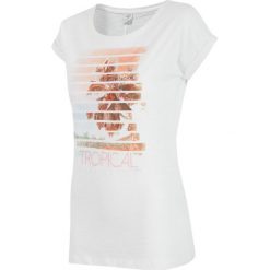 T-shirty damskie: T-shirt damski TSD009 – biały