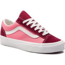 Tenisówki VANS - Style 36 VN0A3DZ3VTC1 (Vintage Sport) Rumba Red. Różowe półbuty damskie Vans, bez wzorów, ze skóry, bez zapięcia. W wyprzedaży za 209,00 zł.