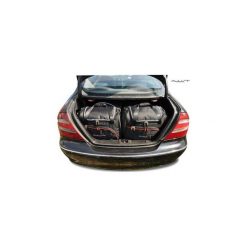 MERCEDES CLK, 2002-2010 TORBY DO BAGAŻNIKA 4 SZT KJUST - 7027102. Torby podróżne KJUST, bez wzorów, z kauczuku, klasyczne. Za 1009,00 zł.