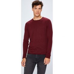 Selected - Sweter. Brązowe swetry męskie marki Selected, xl, bez wzorów, z jedwabiu, z okrągłym kołnierzem, bez kaptura. W wyprzedaży za 79,90 zł.