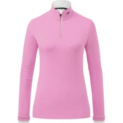 KJUS Polar damski Feel Half-Zip frozen pink. Różowe bluzy damskie Kjus, bez wzorów, z polaru, bez rękawów, bez kaptura. Za 344,00 zł.