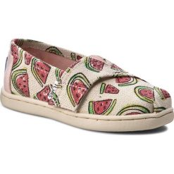 Creepersy damskie: Półbuty TOMS - Classic 10009948 Pink Glitter Watermelons