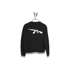 Bluza Ak 47 Damska. Czarne bluzy damskie Failfake, xs, bez wzorów, bez rękawów, bez kaptura. Za 160,00 zł.