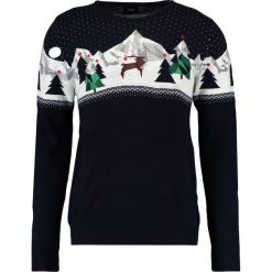 Swetry klasyczne męskie: Burton Menswear London POLYGON REINDEER Sweter navy