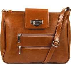 Torebka damska skórzana DAN-A T310 camel - camel. Brązowe torebki klasyczne damskie DAN-A, bez wzorów, ze skóry, eleganckie, bez dodatków. Za 249,99 zł.