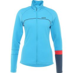 Gore Wear THERMO TRIKOT Bluzka z długim rękawem dynamic cyan/deep water blue. Niebieskie bluzki sportowe damskie marki Gore Wear, z elastanu, z długim rękawem, wspinaczkowe. Za 509,00 zł.