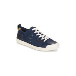 Buty Kickers TRIOMPHE. Niebieskie trampki męskie marki Kickers, bez wzorów, bez zapięcia. Za 351,20 zł.