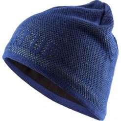 Czapka męska CAM611 - denim - Outhorn. Niebieskie czapki męskie marki Outhorn, na zimę, z denimu. W wyprzedaży za 19,99 zł.