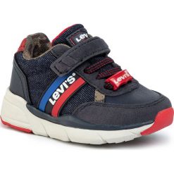Sneakersy LEVI'S - VORE0013S Navy 0040. Niebieskie trampki chłopięce Levi's®, bez wzorów, z tworzywa sztucznego, na rzepy. W wyprzedaży za 149,00 zł.